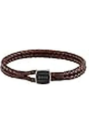HUGO BOSS Jewelry Pulsera para Hombre Colección SEAL disponible en Negro o Marrón