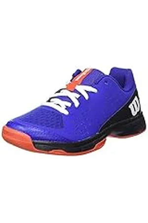 Wilson Rush Pro Jr L, Sneaker, Bluing/Black/Orange, 38 EU