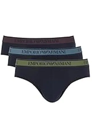 Emporio Armani Core Logoband 3-Pack Brief Bragas, , S de los Hombres