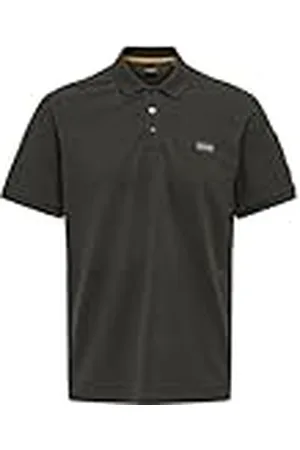 Only & Sons Camisa Polo de Hombre Cuello Polo Manga Corta Algodón Camiseta Casual, Color: , Size:L