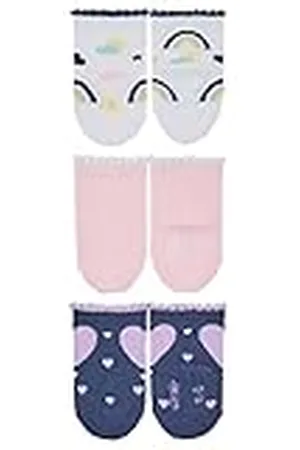 Sterntaler Baby-Söckchen 3erPack Regenbogen Calcetines, , 18 para Bebés