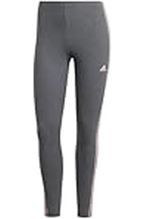 adidas Mujer Essentials 3-Stripes High-Waisted Single Jersey Leggings, , M