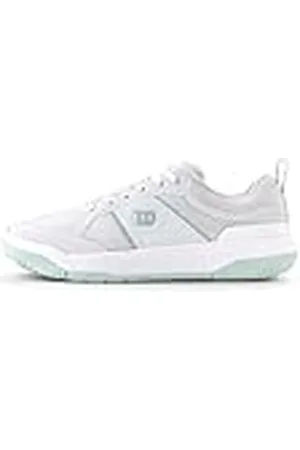 Wilson Pickle Pro W, Zapatatillas de Pickleball Mujer, White/White/Surf Spray, 40 2/3 EU