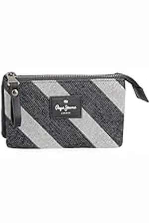 Pepe Jeans Celine Monedero Tres Compartimentos 17,5x9,5x2 cms Poliéster con Detalles en Piel Sintética by Joumma Bags