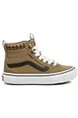 Vans Filmore Hi Guard, Zapatillas, Unisex niños, Cozy Plaid Olive/White, 27 EU