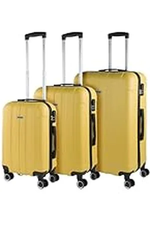 Itaca Maletas de Viaje Rígidas ABS - Maleta de Viaje Cabina, Maleta Mediana y Maleta Grande - Asa Telescópica, 4 Ruedas Giratorias y Candado de Combinación, , 55 cm + 63 cm + 73 cm