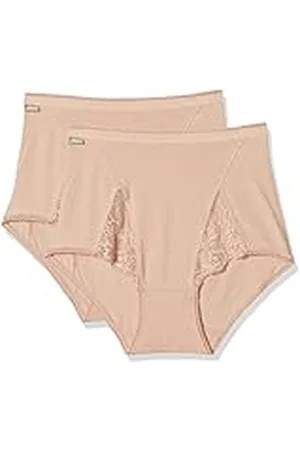 Playtex Cherish Cotton & Lace Maxi X2, Braguita Mujer Mujer, , (Tamaño del fabricante:XXL)