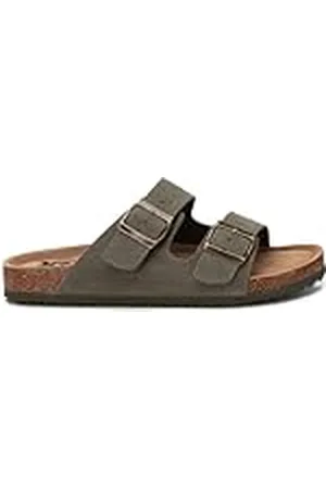 Xti Sandalia Hombre Kaki - Calzado Cómodo y Versátil - Moda casual - Modelo 14404004 (Talla 44)
