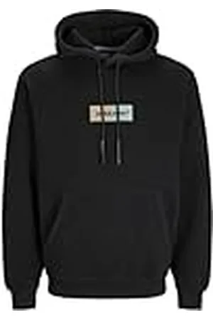 JACK & JONES Jorbronx Rectangle-Sudadera con Capucha, , S para Hombre