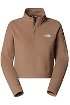 The North Face NF0A855N6IH W 100 Glacier Cropped 1/4 Zip Sweatshirt Mujer Tamaño S