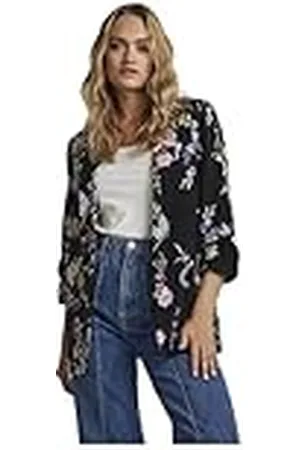 Pieces® Pcbosella 3/4 Printed Blazer Noos BC, Black 6, M para Mujer
