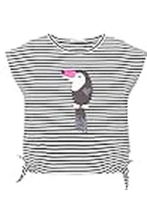 TOM TAILOR 1036112 Camiseta Infantil, 29693-Whisper White Navy Stripe, 92/98 para Niñas
