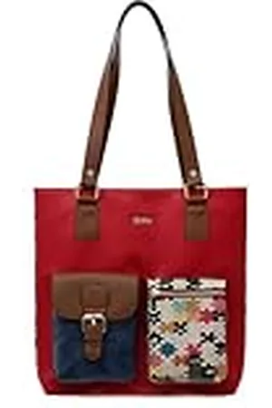 Dogo Femme Cuir Vegan Rouge Fait Main et Mode Sac d