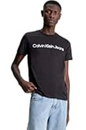 Calvin Klein Jeans Core INSTITUTIONAL Logo Slim tee J30J322552 Camisetas de Manga Corta, , XL para Hombre