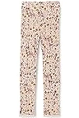 NAME IT Leggins Mädchen NKFWANG Wool Needle XXIII, naranja simulado, 122-128