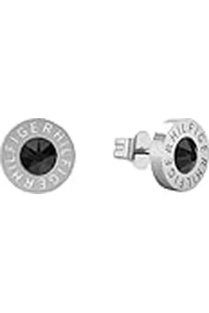 Tommy Hilfiger Jewelry Pendientes de Botón para Hombre de Acero Inoxidable con Cristales - 2790379