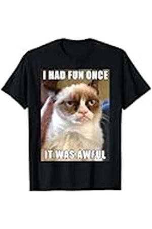 Grumpy Cat Me divertí una vez, fue horrible. Camiseta