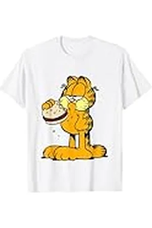 Garfield Comiendo Hamburguesa Camiseta