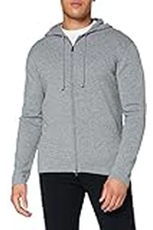 Falke Sudadera con capucha-60110 Hombre, Gris, XL