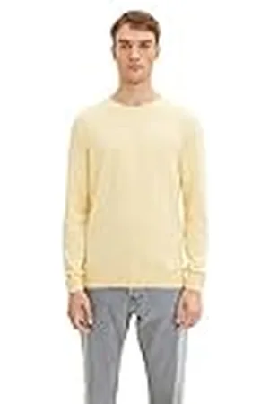 TOM TAILOR Jersey Básico de Punto Con Cuello Redondo, Suéter para Hombre, , 31/30