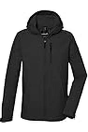 G.I.G.A. DX by killtec Hombre Chaqueta impermeable funcional/chaqueta de exterior con capucha con cremallera GS 58 MN JCKT, schwarz, XL, 42721-000