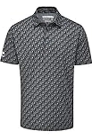 Stuburt Buzzard-Polo de Manga Corta, Transpirable, Ligero, Ajuste clásico, Absorbe la Humedad Camisa, , L para Hombre