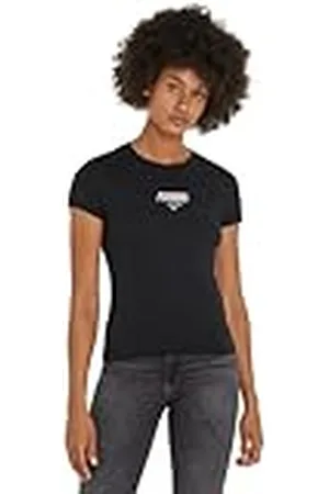 Tommy Hilfiger Camiseta de Manga Corta para Mujer Slim Cuello Redondo, , 3XL