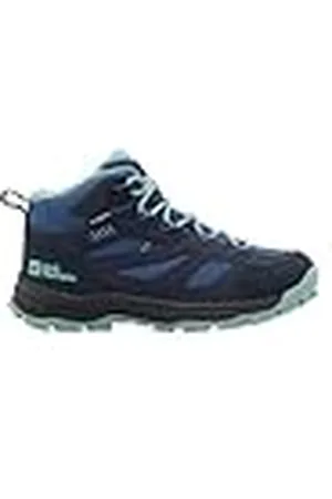 Jack Wolfskin Vojo Tour Texapore Mid K, Zapatillas para Caminar Unisex niños, Azul Noche (Night Blue), 26 EU