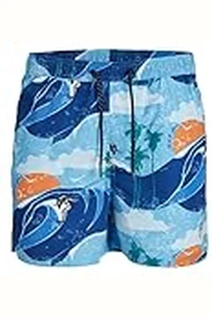 JACK & JONES PLUS JPSTFIJI JJSWIM AOP Pack LY SN PLS - Bañador para Hombre, Color Azul, Talla 42