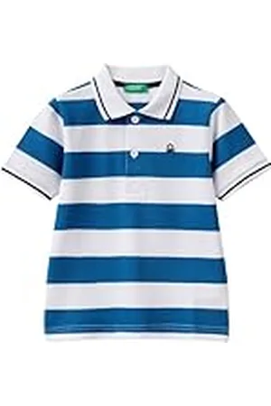 Benetton Camiseta Polo M/M 3ejdg300j Camisa, , 110 cm para Niños