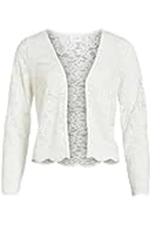 VILA Viestea Lace L/S Cover Up/BM/DC Blusas, , 38 Mujeres