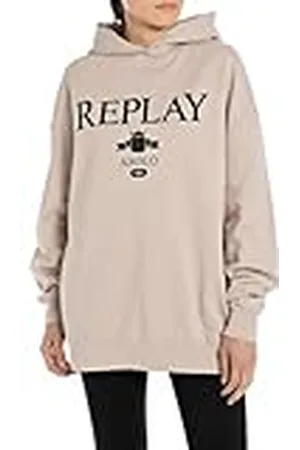 Replay W3100b Sudadera con Capucha, , M para Mujer