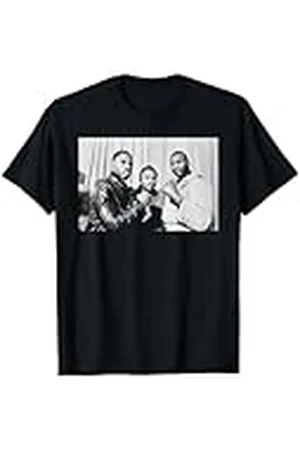 Iconic Photo Moments Marvis Frazier Joe Frazier Senior & Funso Banjo Boxers 1984 Camiseta