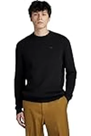 G-Star Para Hombre Pullover Knitted Sweater, Negro (dk black D23930-C868-6484), M