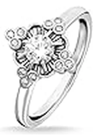Thomas Sabo Anillo de Mujer, Plata de Ley 925, Talla 52