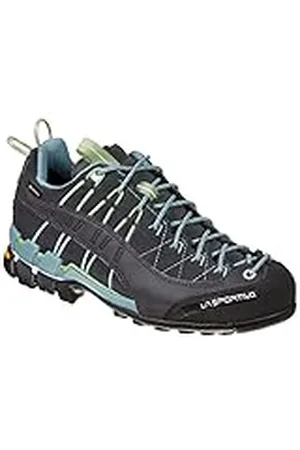 La Sportiva Hyper Woman GTX, Zapatillas de montaña Mujer, Carbon/Mist, 40 EU