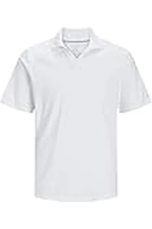 JACK & JONES Jjesummer Linen Polo SS Sn Camisa de Manga Larga, , S para Hombre
