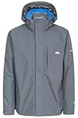 Trespass Edwards II - Chaqueta impermeable para hombre con capucha oculta