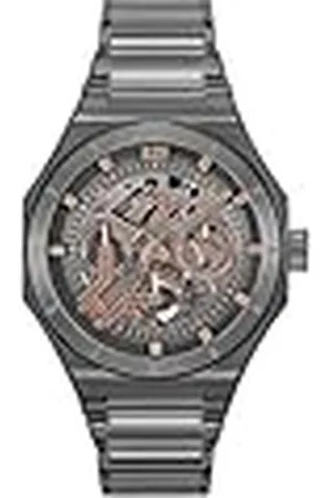 HUGO BOSS Reloj Analógico de Cuarzo Multifunción para Hombre Colección #Grail Skeleton con Correa de Acero Inoxidable - 1530378