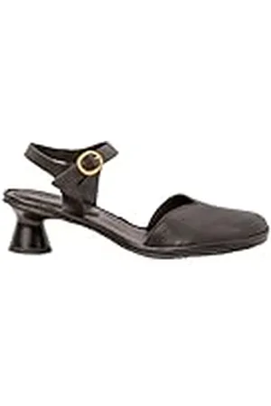El Naturalista N884 Flora, Sandalia con talón Mujer, Black, 38 EU Ancho