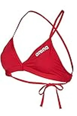 Arena Performance Team Top Bikini Deportivo para Mujer, Bañador de Secado Rápido, Tejido Maxfit Eco Resistente al Cloro, Protección UV, Tejido Frontal Forrado