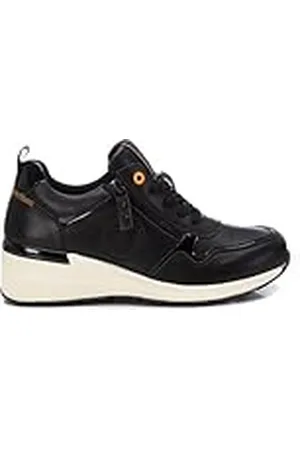 Refresh Zapatilla Mujer Negro - Calzado Cómodo y Versátil - Moda Casual - Modelo 17228001 (Talla 37)