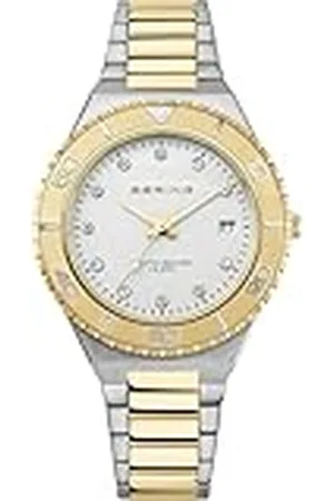 Bering Reloj de Cuarzo para Mujer, Colección Classic de Acero Inoxidable y Cristal de Zafiro 18936-710