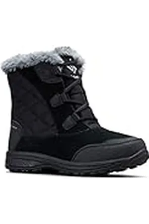 Columbia First Generation Ice Maiden Shorty, Botas para Nieve Mujer, F23 Negro/Gris, 39.5 EU