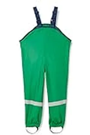 Playshoes Fleece-Bib Shorts Pantalones Impermeable, (Green 29), 104 Unisex niños