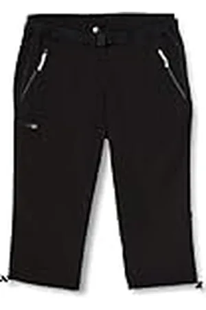 Regatta Pantalones Pirata Xert de Tejido Ligero, elástico, Repelente al Agua y de Secado rápido, con Bolsillos con Cremallera