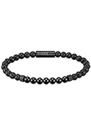 HUGO BOSS Jewelry Pulsera de Cuentas para Hombre Colección MIXED BEADS Con Piedras De Ónix - 1580272
