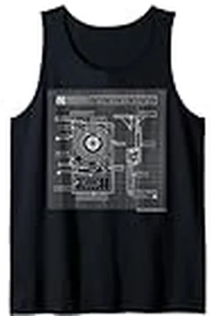 Ghostbusters Esquemas del paquete de protones de Los Cazafantasmas Camiseta sin Mangas