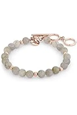Tamaris Pulsera TJ-0524-B-21 IP oro rosa, 21, Acero inoxidable, Labradorite