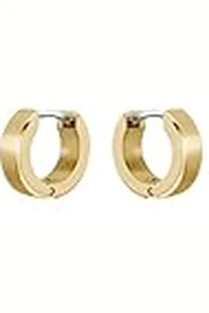 HUGO BOSS Jewelry Pendientes de Aro para Hombre Colección ODELL en Acero Inoxidable con chapado Oro Amarillo - 1580655